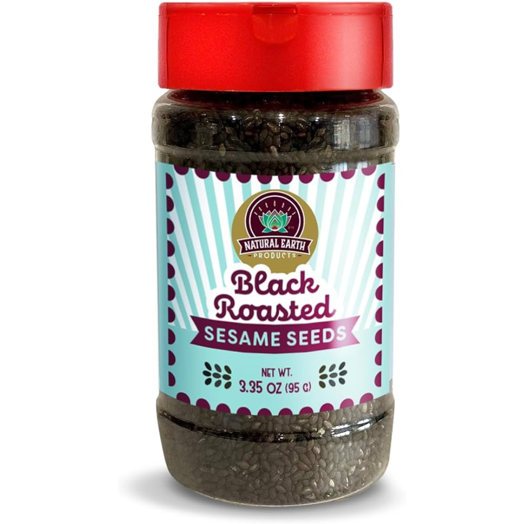 NATURAL EARTH BLACK ROASTED SESAME SEEDS
