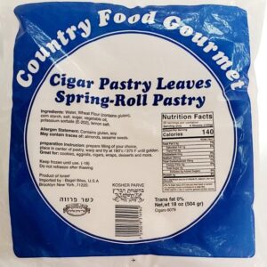 COUNTRY FOOD CIGAR PASTRY LEAVES