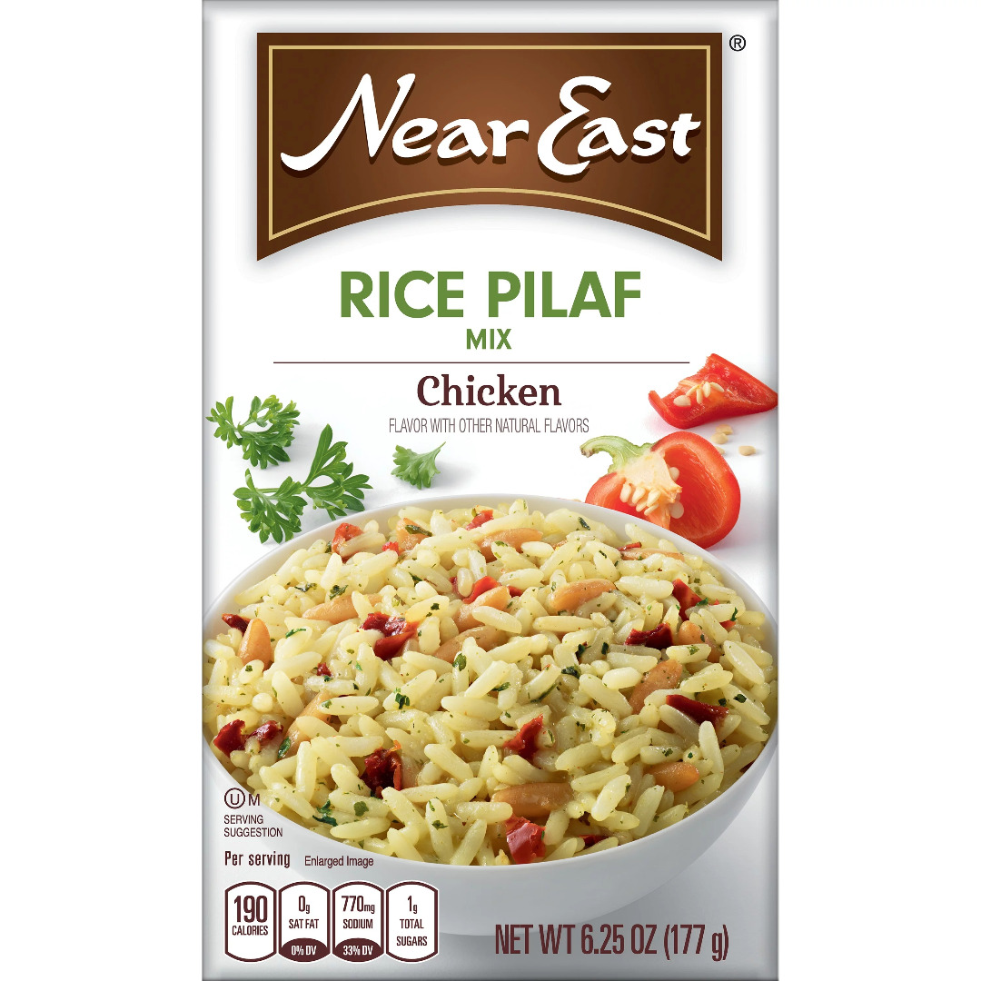 NEAR EAST NREST CHICKEN FLAVOR RICE PILAF MIX