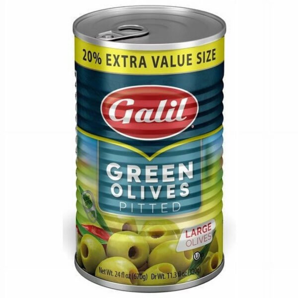 OLIVES GREEN PITTED