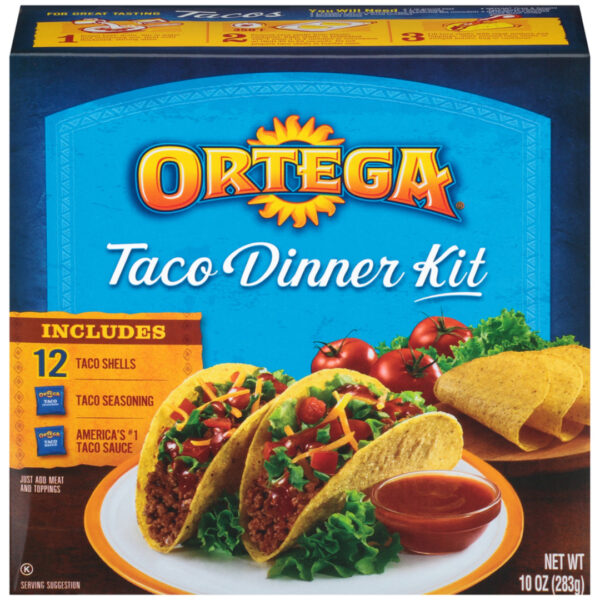 TACO DINNER KIT 12 CT