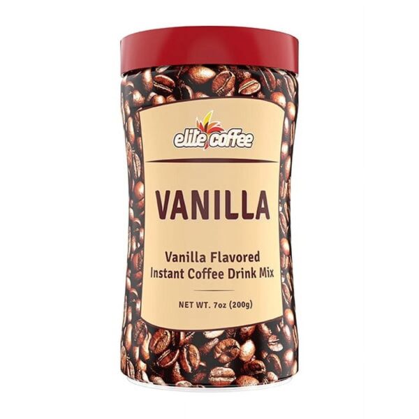 VANILLA FLAVORED INSTANT COFFEE