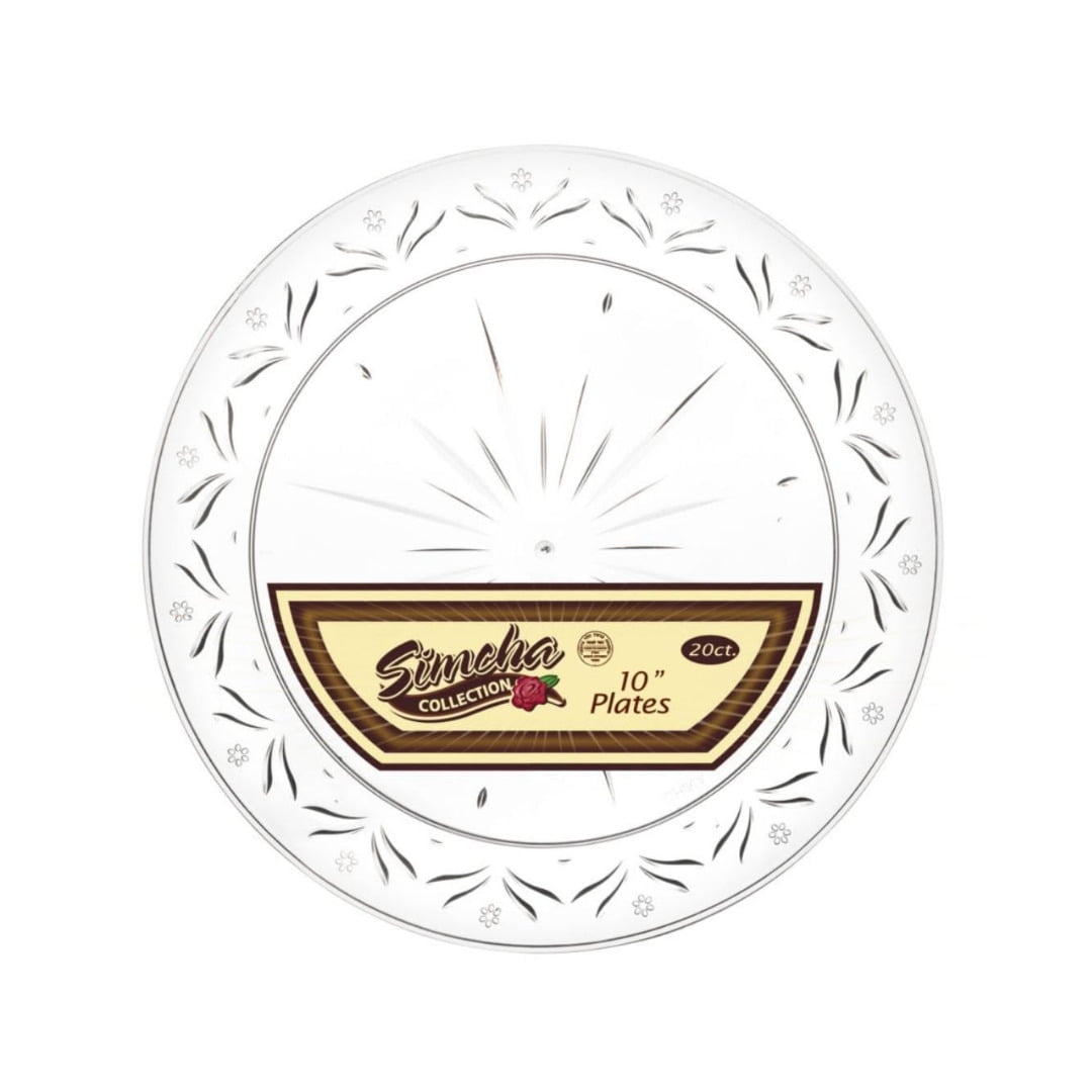 SIMCHA 10" ELEGANT ROUND PLATES