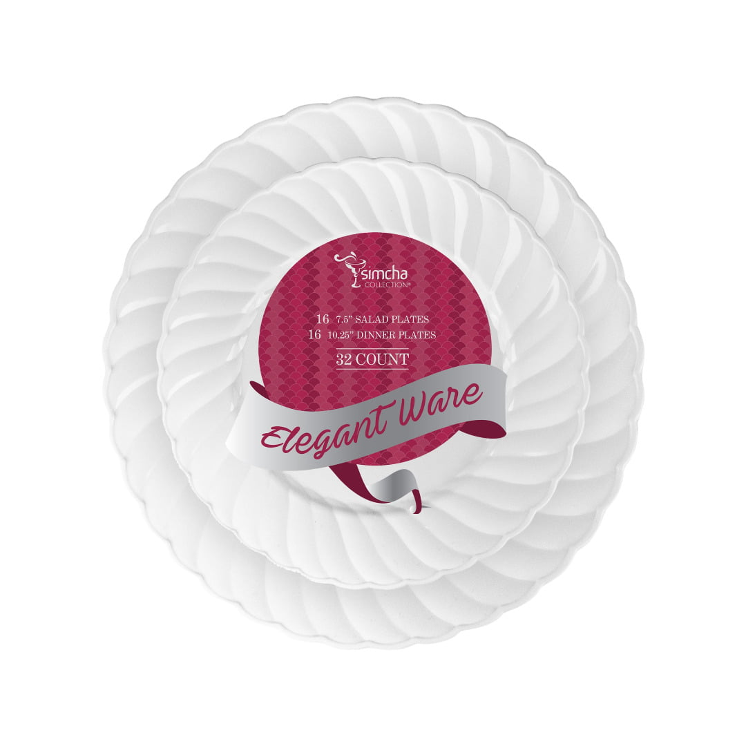SIMCHA ELEGANT 10.25" CLEAR ELEGANT WARE