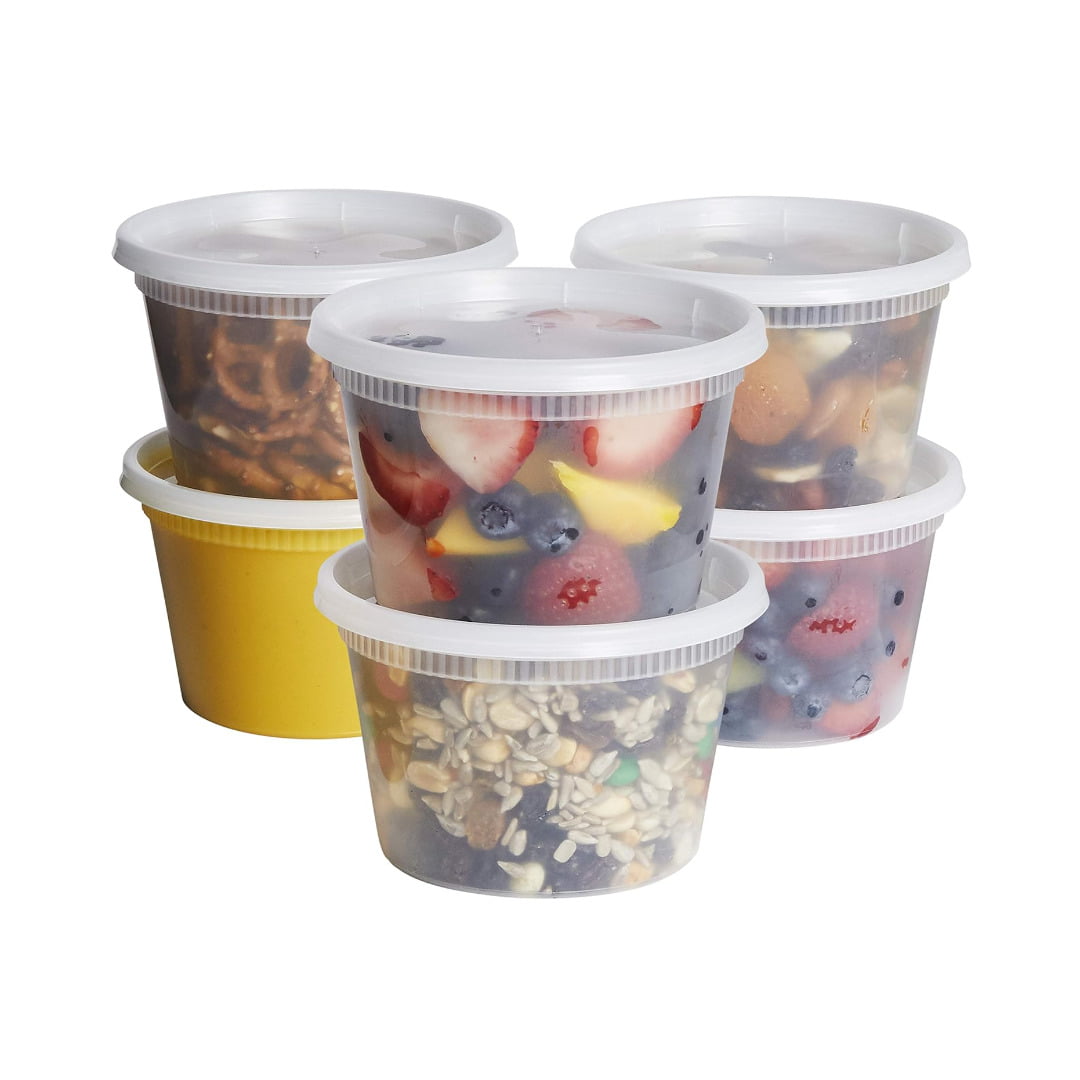 PLASTIC HOUSE 128 OZ DELI CONTAINER/LIDS