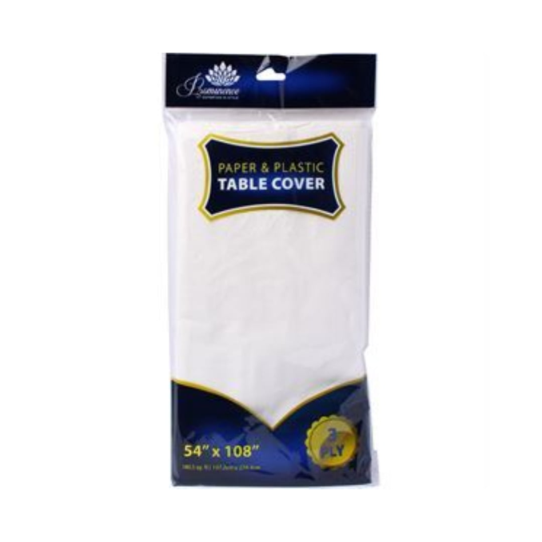 KITCHEN COLLECT 3 PLY PLSTC TABLECOVER 54X108
