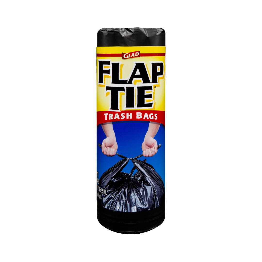GLAD 30 GALLON TRASH BAGS BLACK