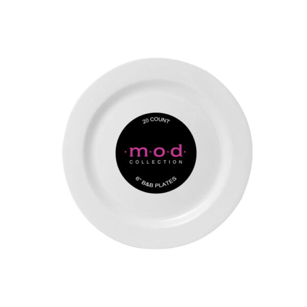 6" ROUND WHITE PLATE