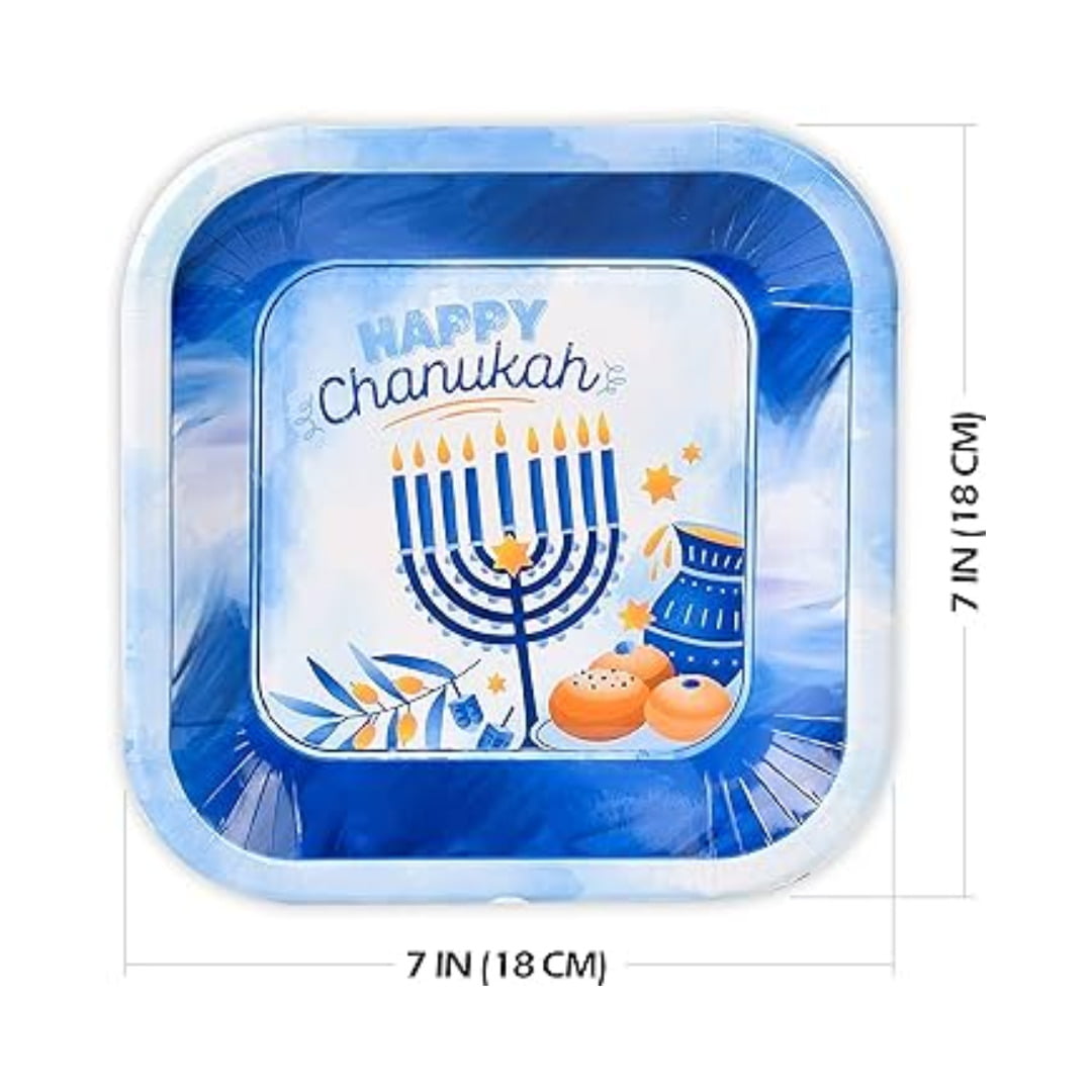 PROMINENCE 7.5" CHANUKAH PLATES
