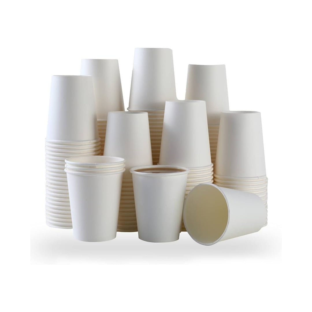 PLASTIC 8OZ PAPER HOT CUPS