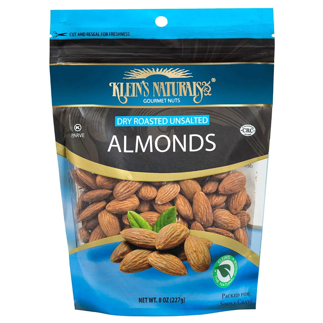 KLEINS NATURAL ALMONDS ROASTED UNSALTED