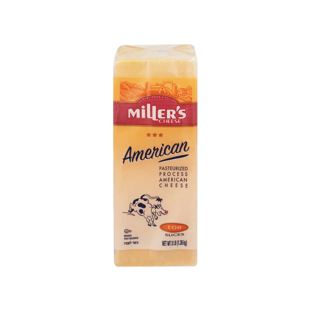 MILLERS AMERICAN CHEESE WHITE 108 SLICES M