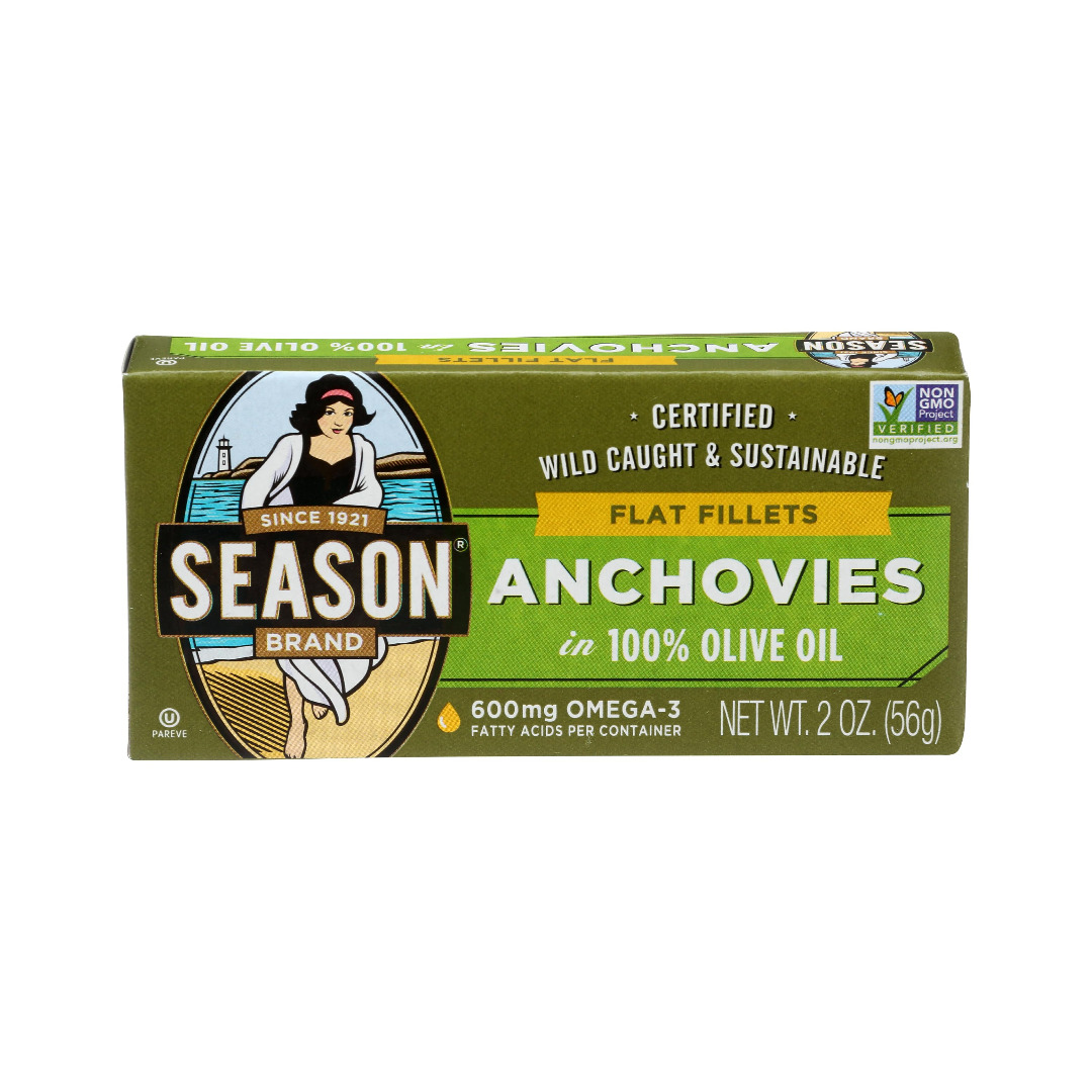 SEASON ANCHOVIES FLAT FILLETS SALTED