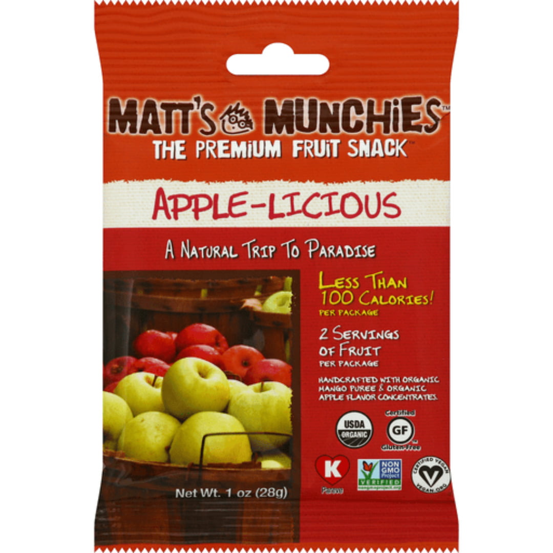 MATT'S MUNCHIES APPLE LICIOUS SNACK