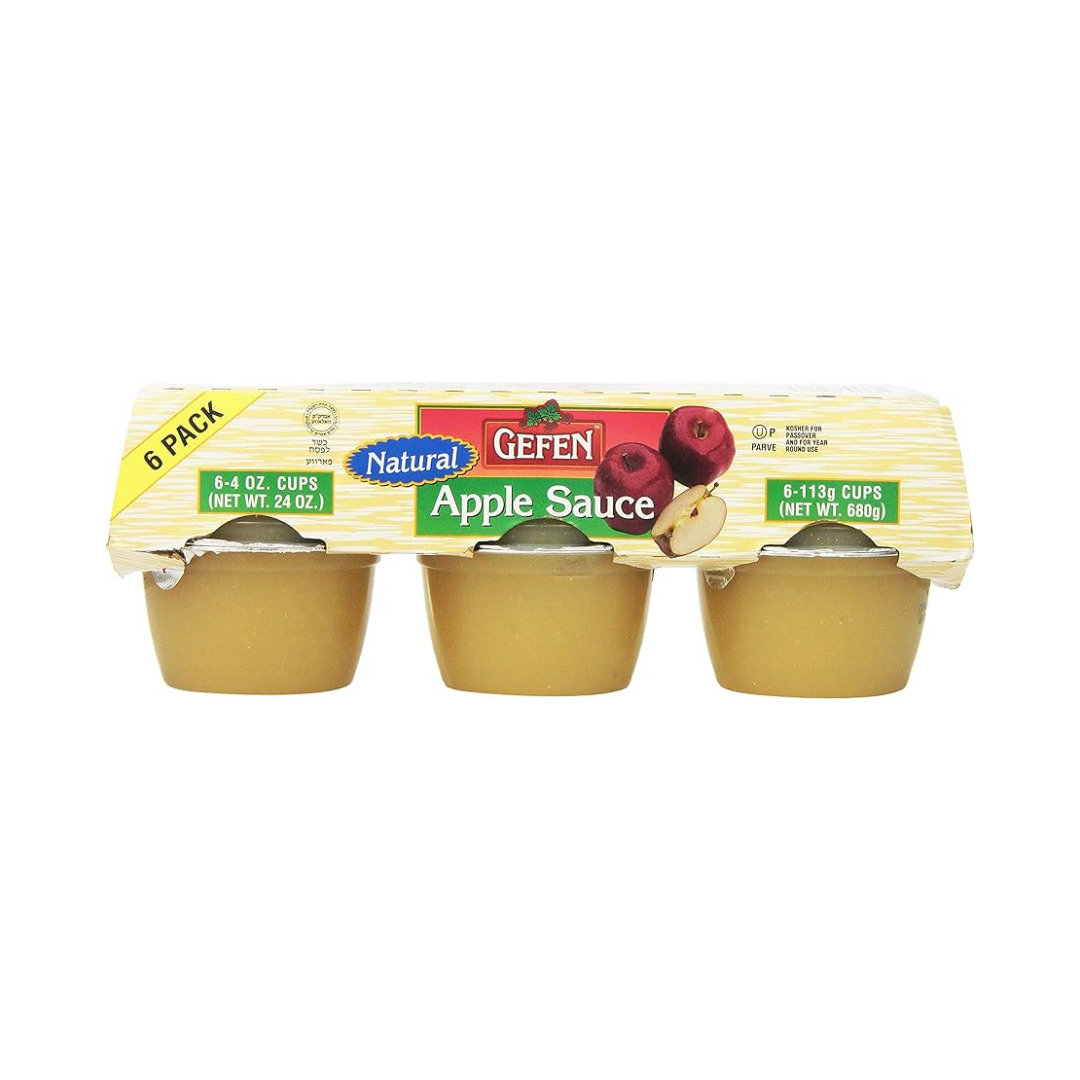 GEFEN APPLE SAUCE 6 PACK