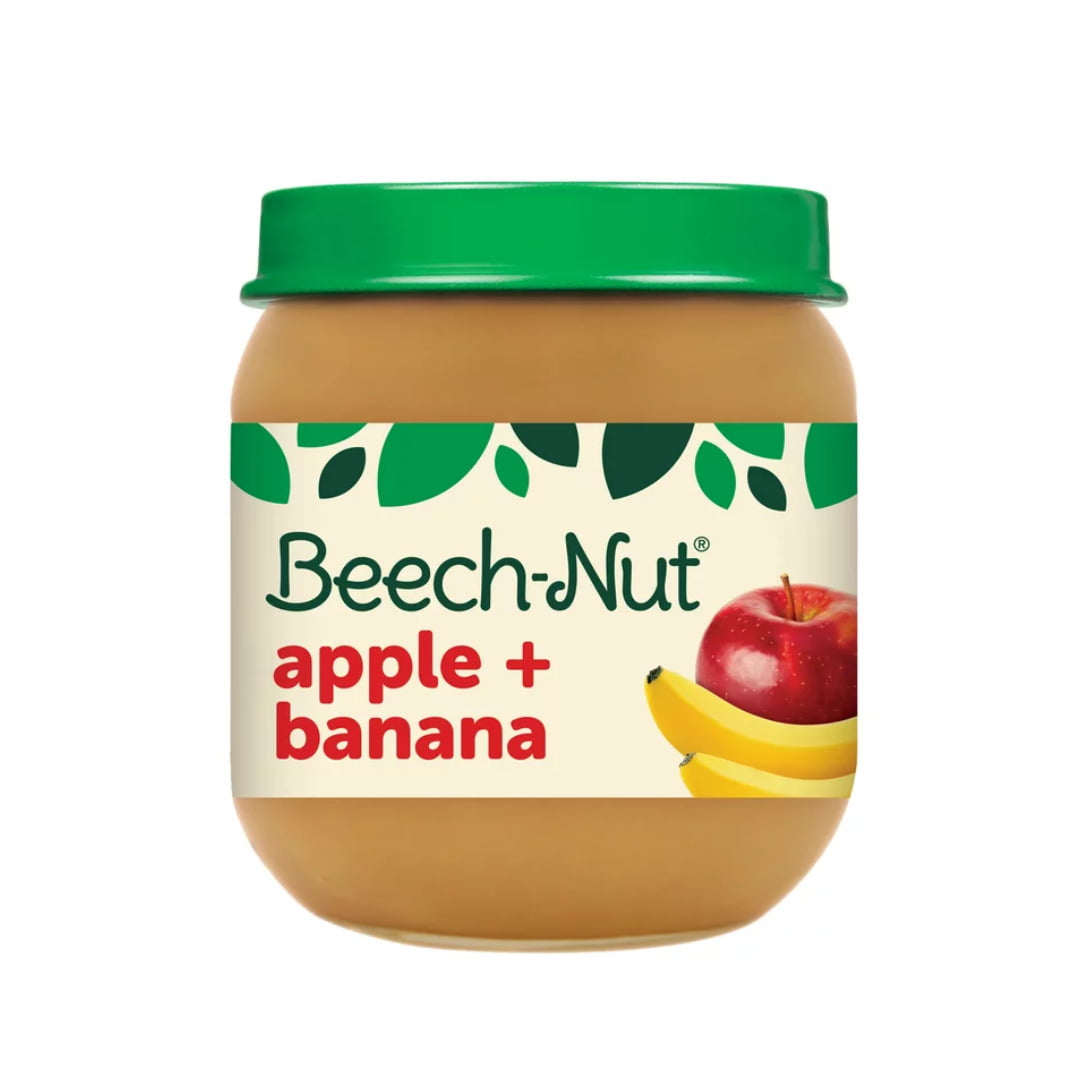 BEECH NUT APPLES & BANANAS BABY JAR