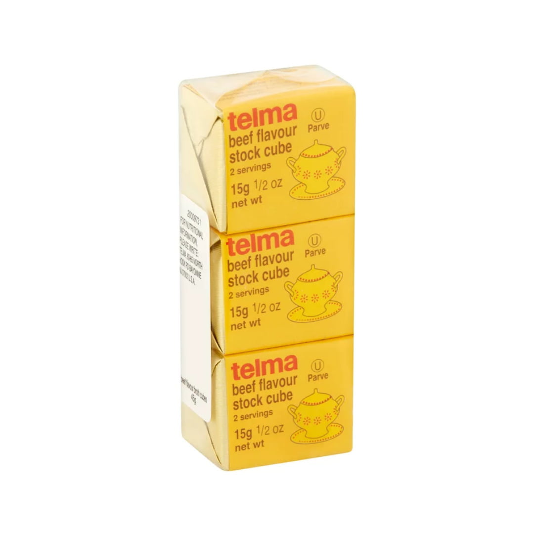 TELMA BEEF FLAVOR BROTH CUBES 3 PACK