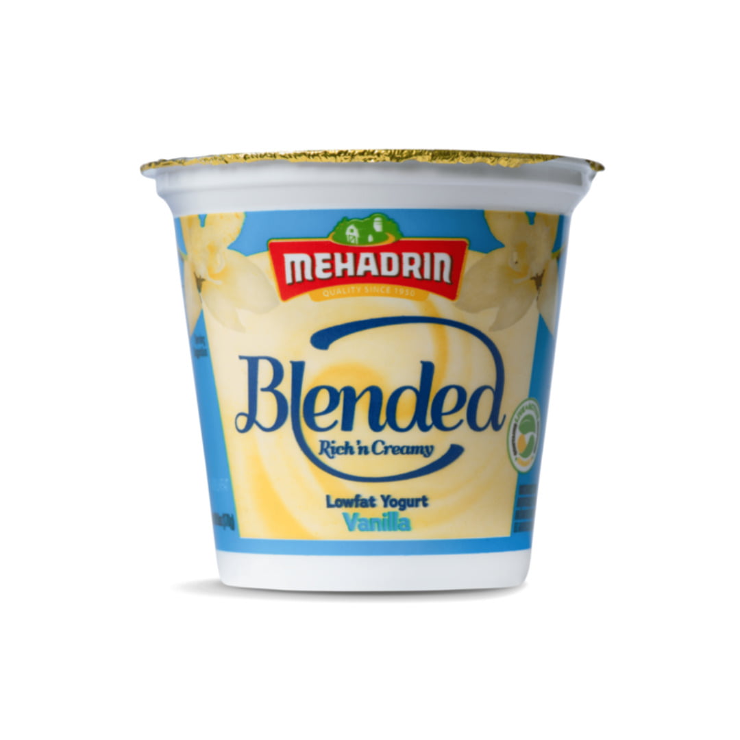 MEHADRIN BLENDED VANILLA LOWFAT YOGURT