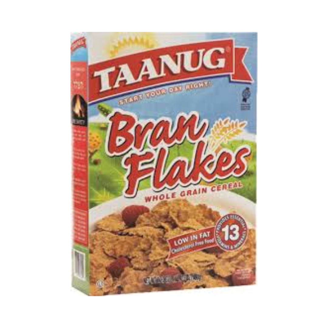 TAANUG BRAN FLAKES WHOLE GRAIN WHEAT