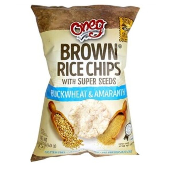 BROWN RICE CHIPS BUCKWHEAT & AMARANTH