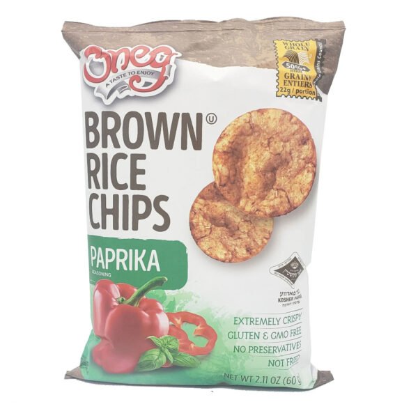 BROWN RICE CHIPS PAPRIKA