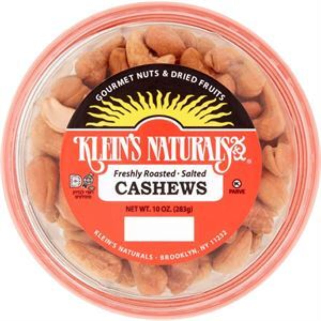 KLEINS NATURAL CASHEWS ROASTED SALTED