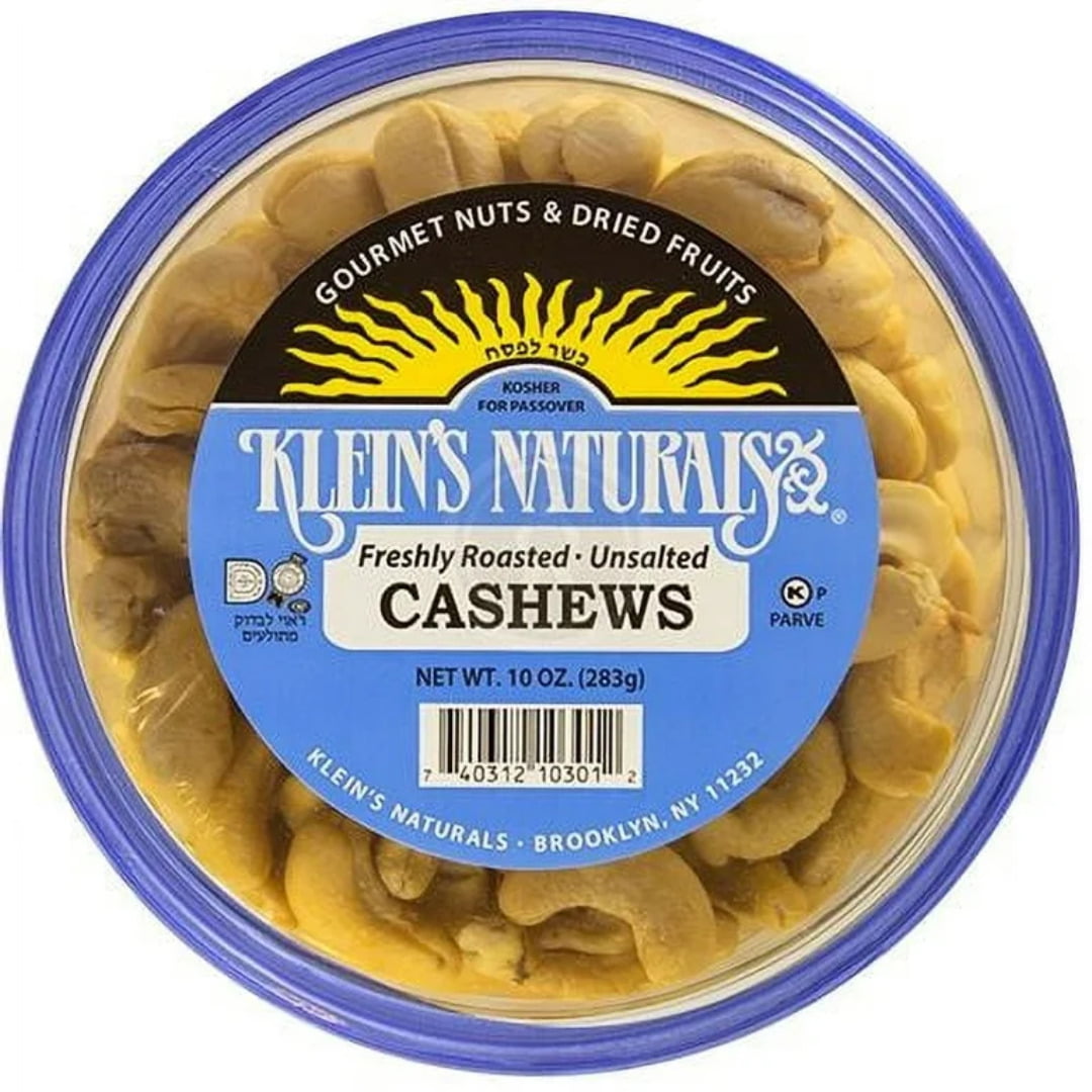 KLEINS NATURAL CASHEWS UNSALTED