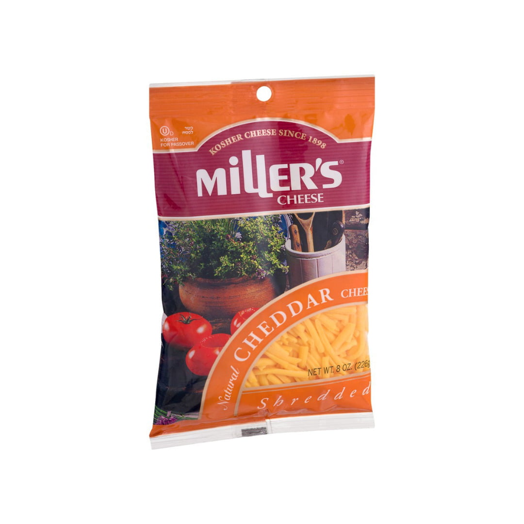 MILLERS CHEDDAR CHEESE SHREDDED M