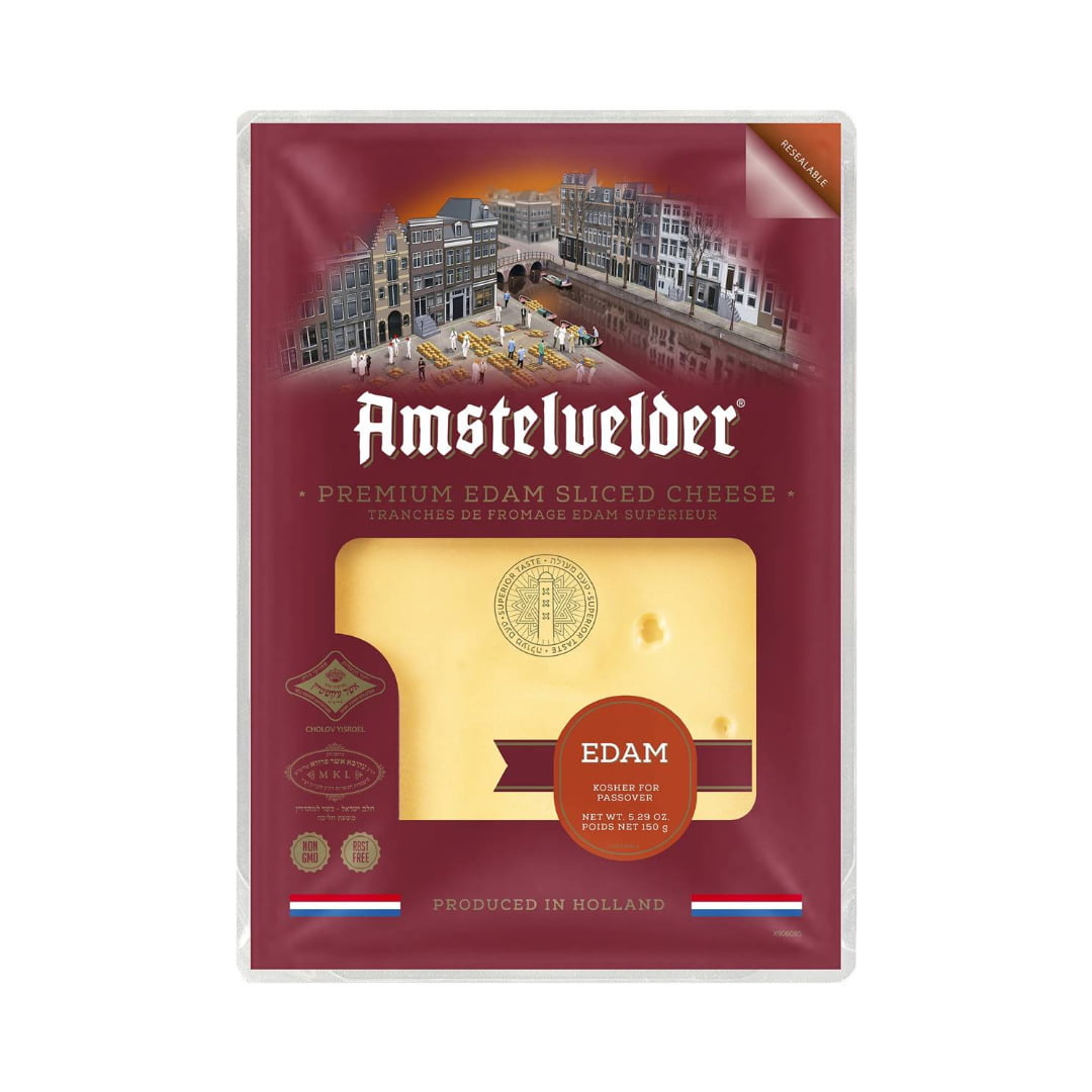 AMSTELVELDER CHEESE EDAM SLICES