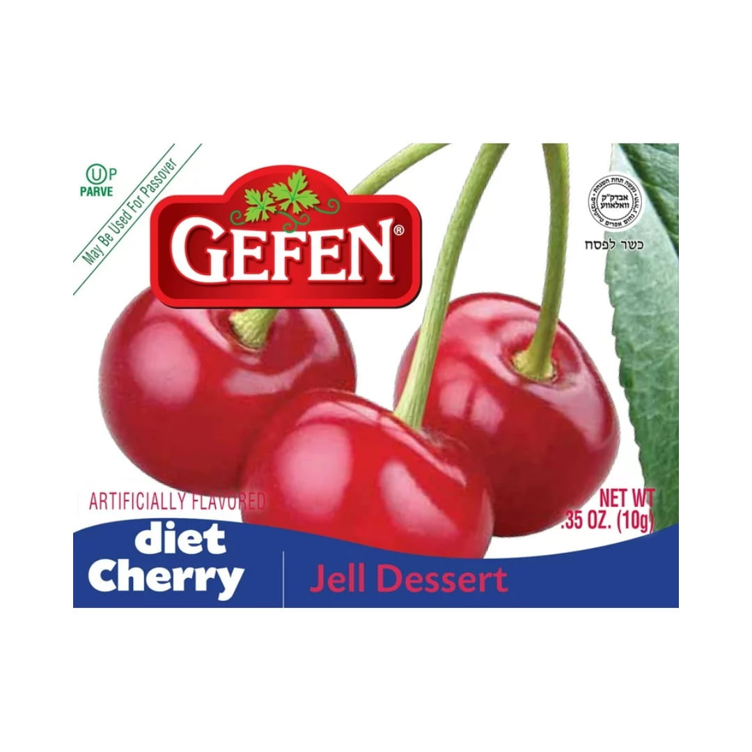 GEFEN CHERRY DIET JELLO