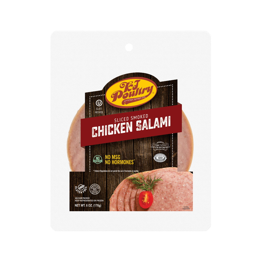 KJ POULTRY CHICKEN SALAMI SLICES