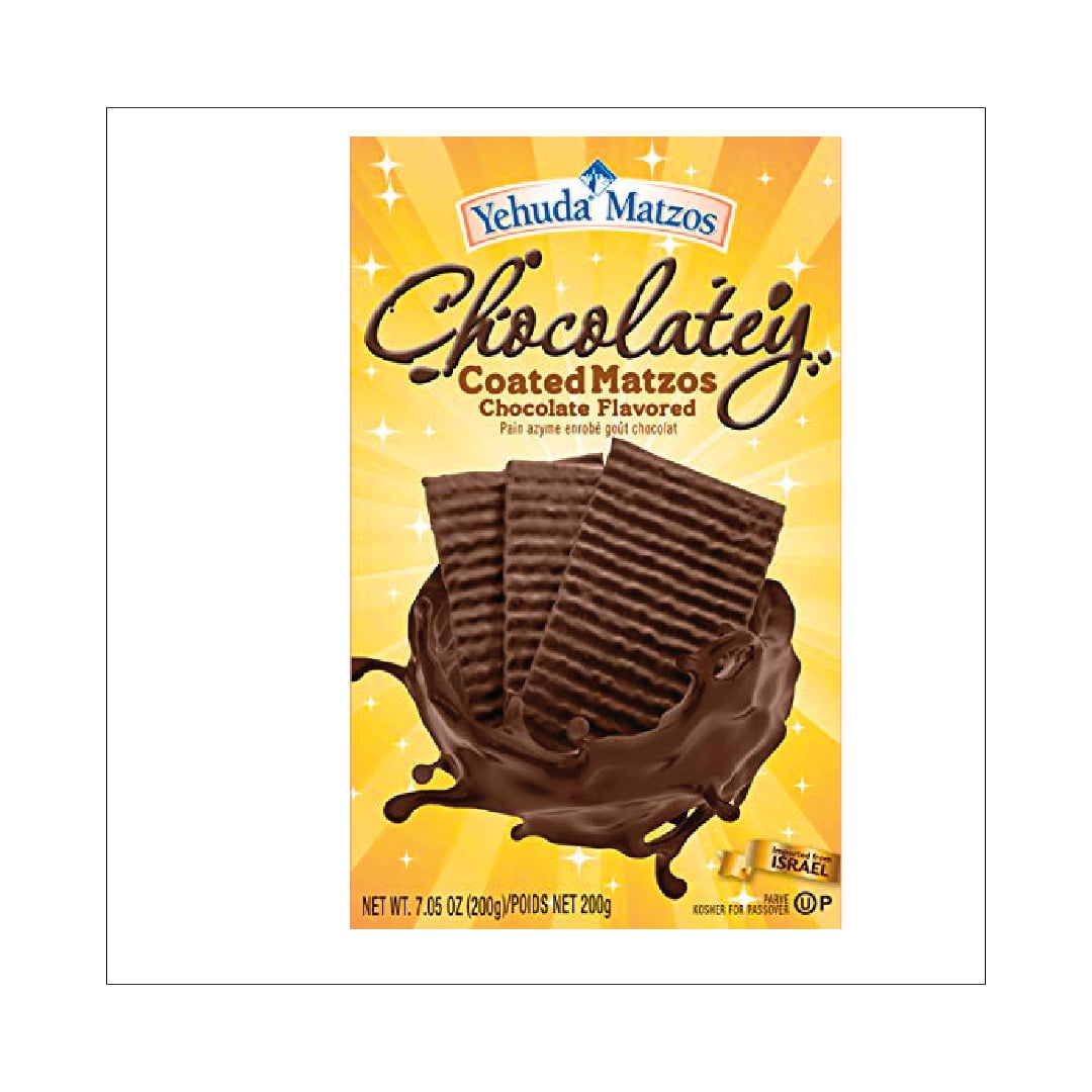 YEHUDA MATZOS CHOCOLATE COVERED MATZO