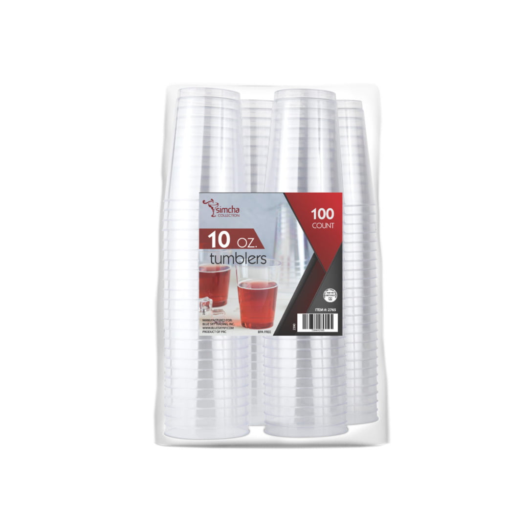 SIMCHA COLLECTION CLEAR TUMBLER