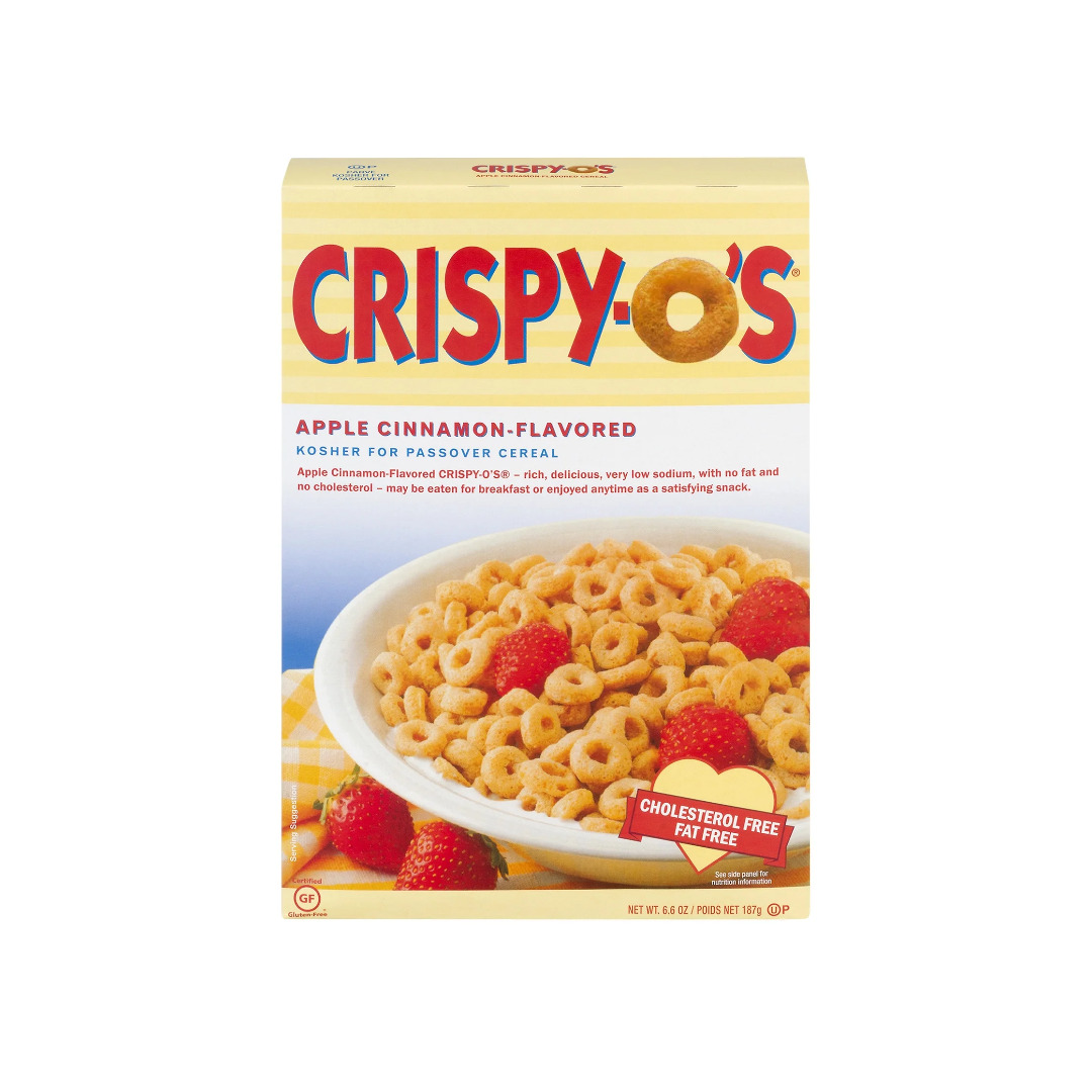 T. ABRAHAMS CRISPY-O'S CEREAL APPLE CINN FLAVOR