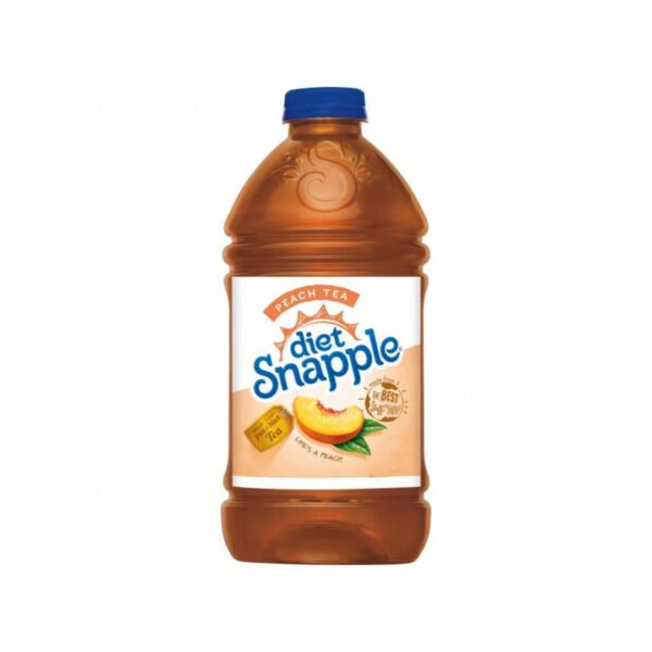 DIET PEACH SNAPPLE