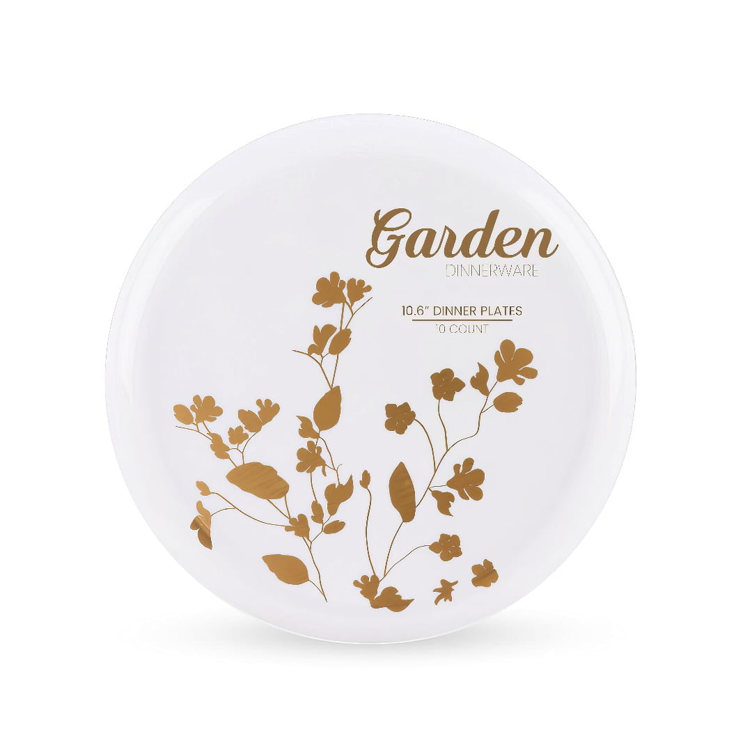 GARDEN DINNER PLATES 10.6"