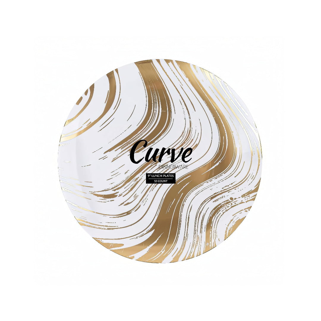CURVE DINNERWARE PLATES 9"