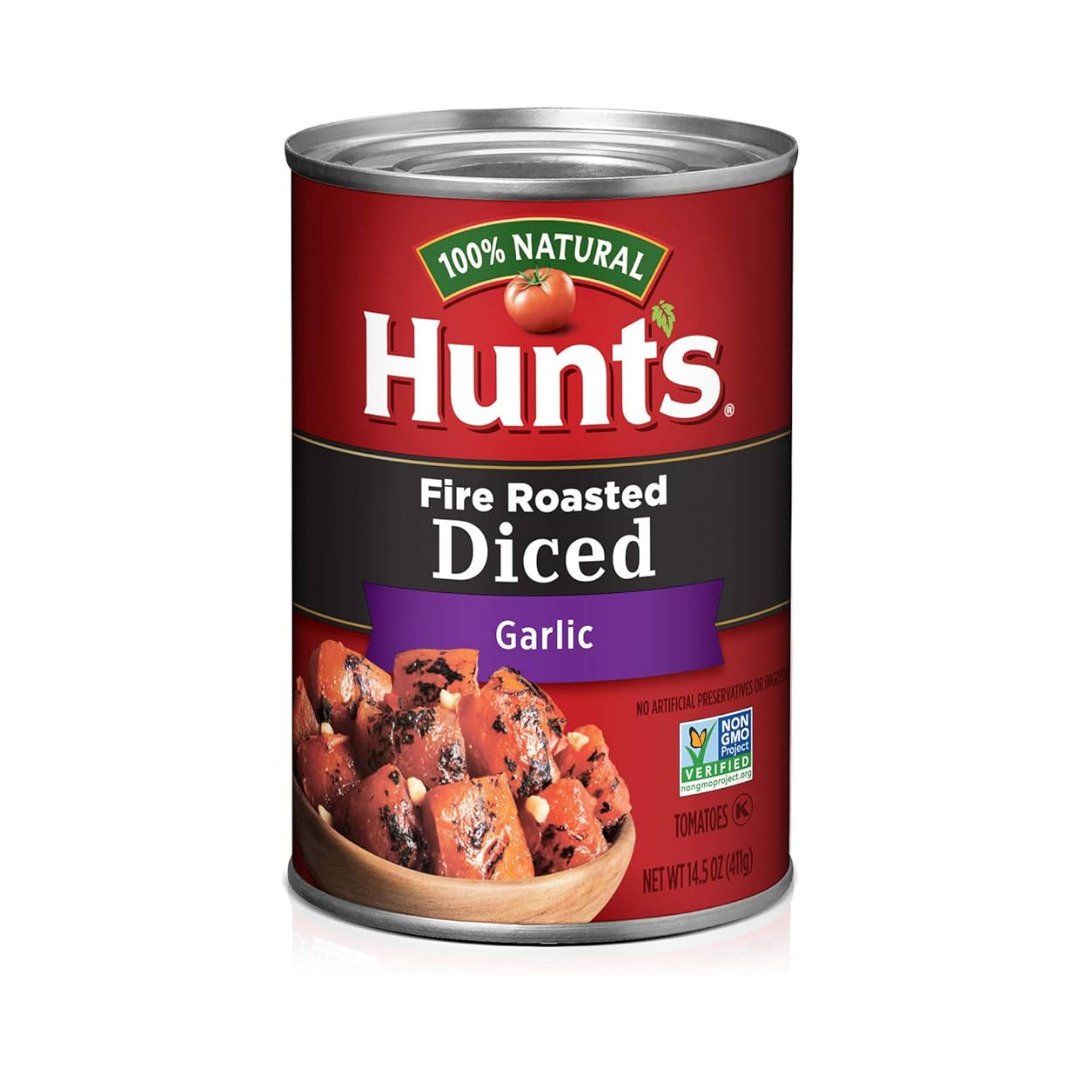 HUNTS FIRE ROASTED DICED GARLIC