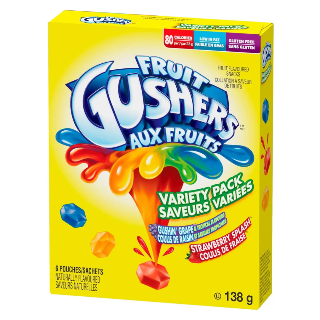 BETTY CROCKER FRUIT GUSHERS VARIETY