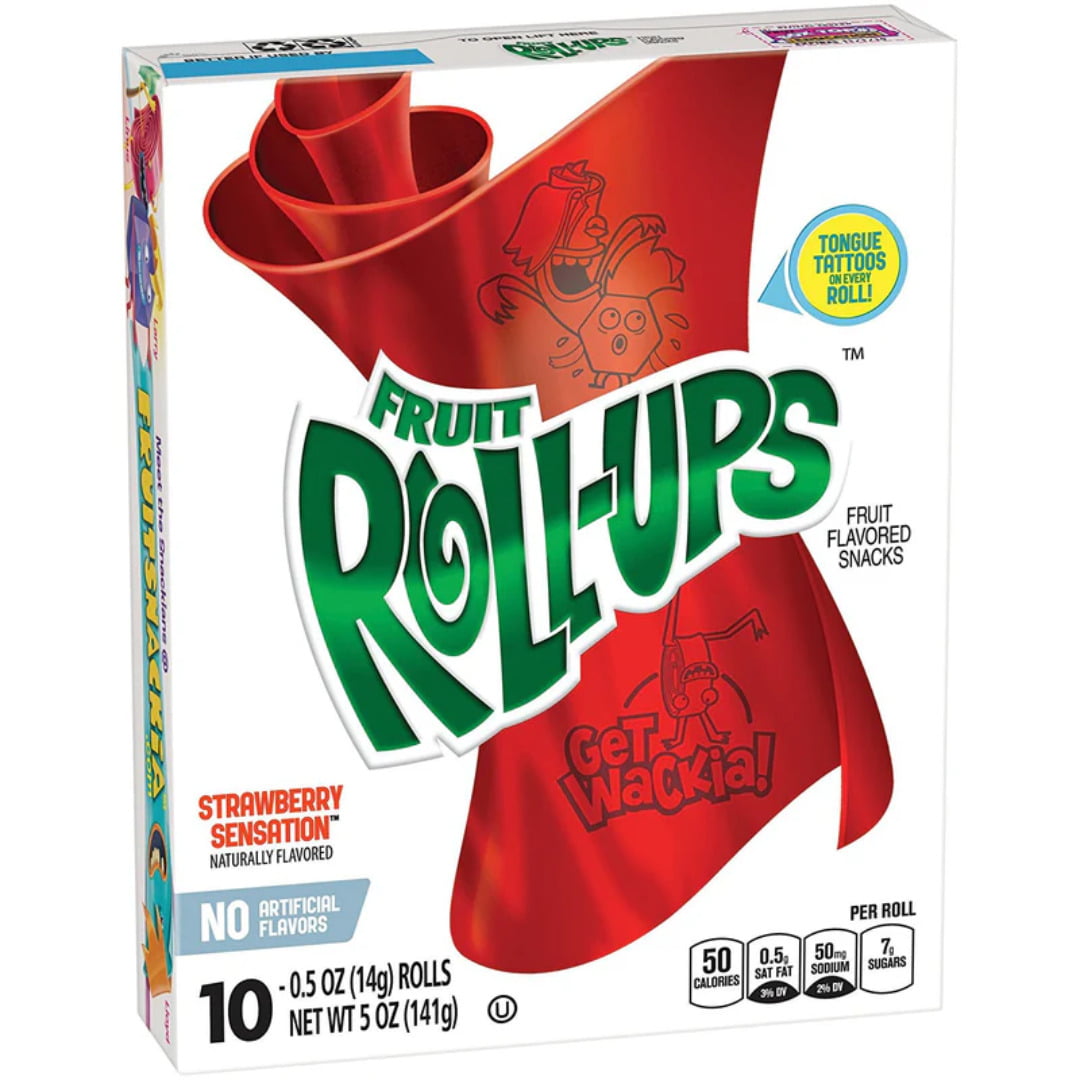 BETTY CROCKER FRUIT ROLL UPS STRAWBERRY