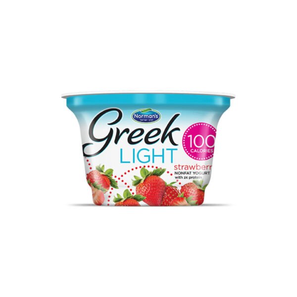 GREEK LIGHT STRAWBERRY YOGURT