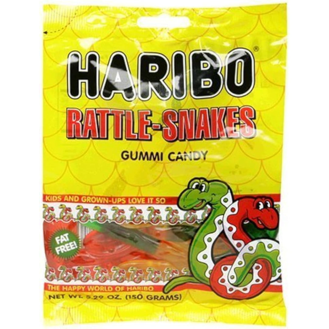 HARIBO GUMMI CANDY RATTLE SNAKES