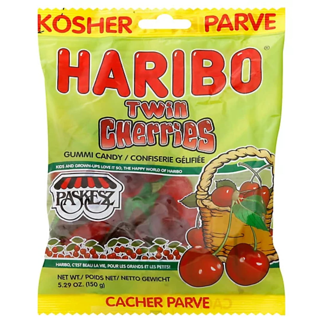 HARIBO GUMMI CANDY TWIN CHERRIES