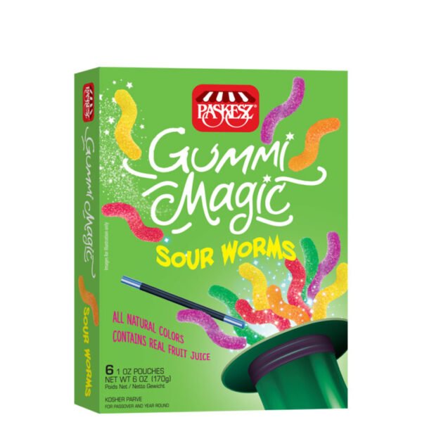 GUMMI MAGIC SOUR WORMS