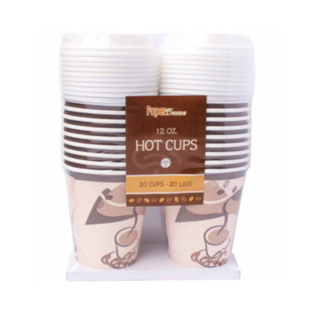 PAPER HOUSE HOT CUPS 12 OZ