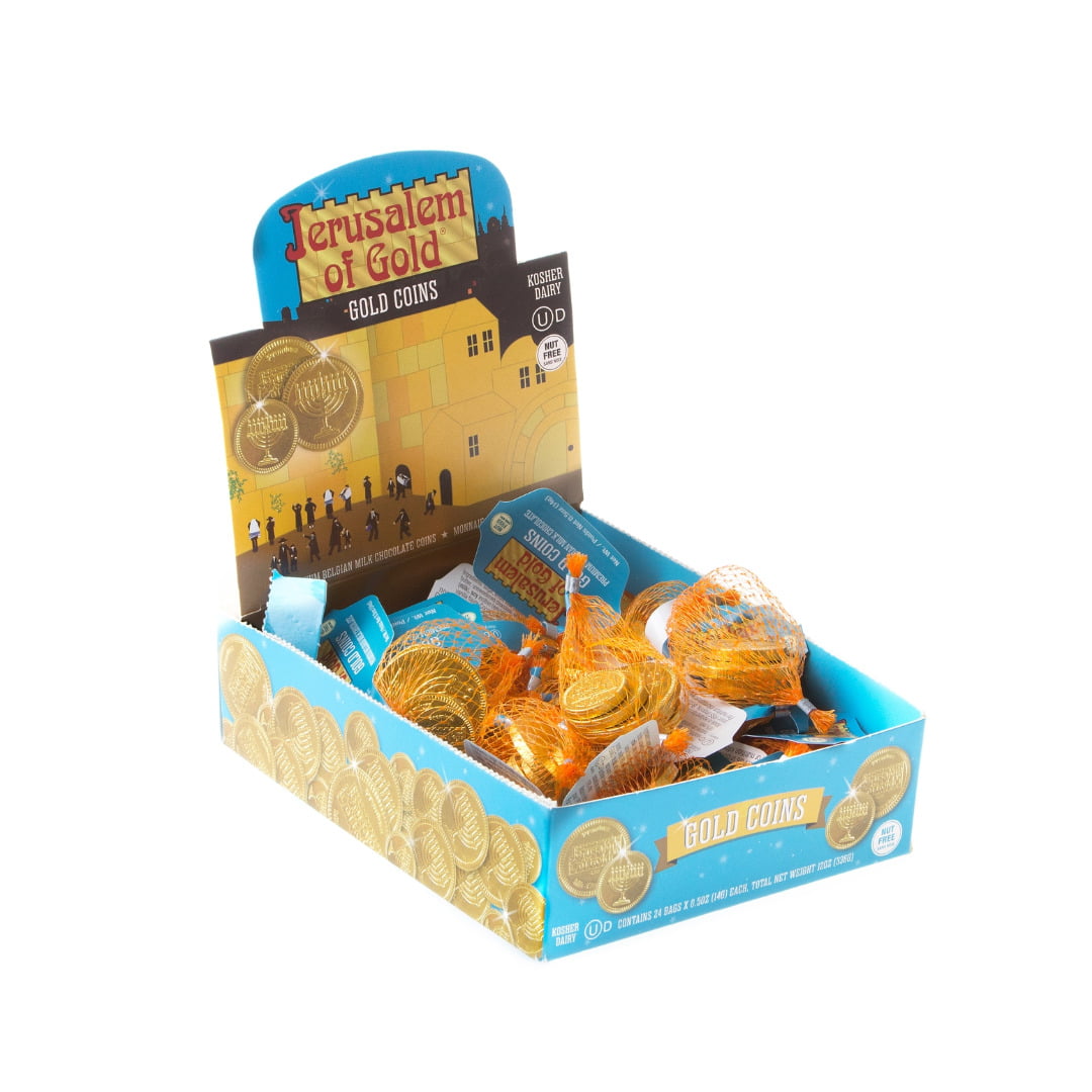 PASKES'Z JERUSALEM OF GOLD CHOCOLATE COINS