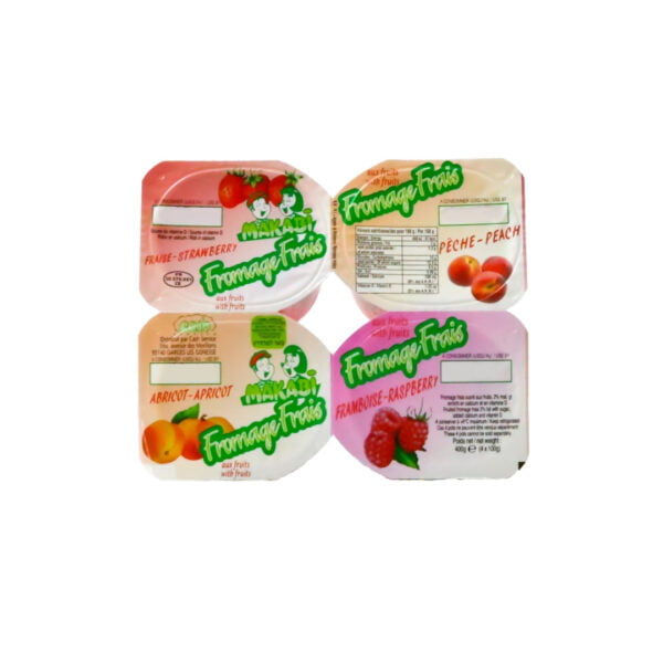 MAKABI FROMAGE FRAIS EXOTIC FRUIT 4X100G