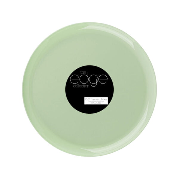 MINT GREEN PLATES 10.6"