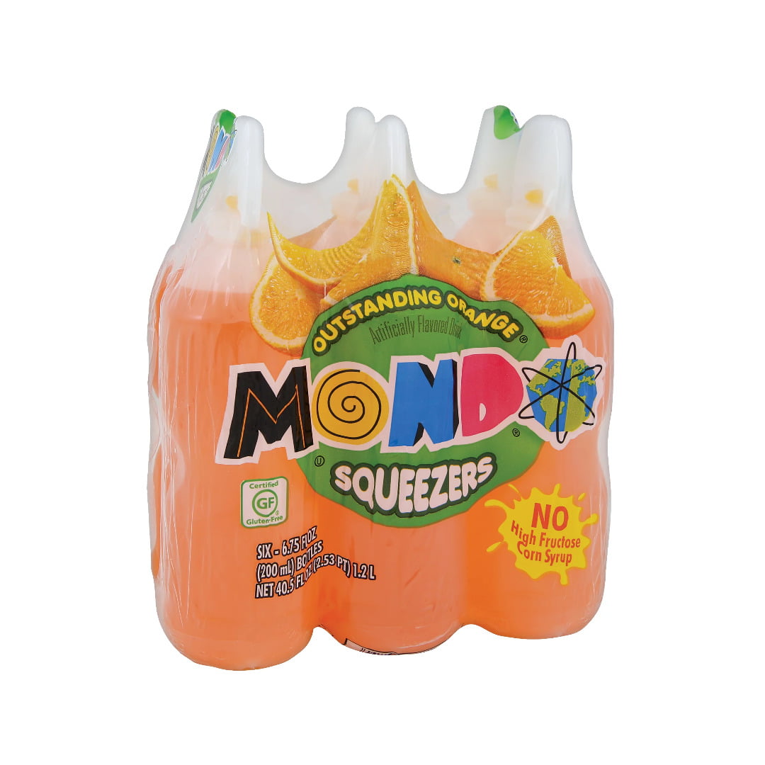 MONDO MONDO FRUIT SQUEEZE ORANGE 6 PCK