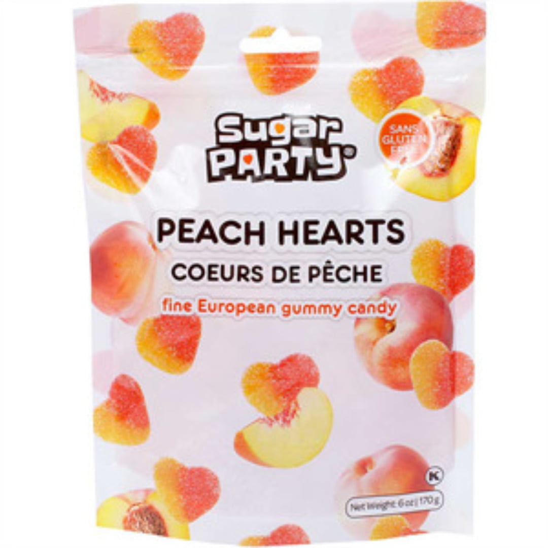 SUGAR PARTY PEACH HEART